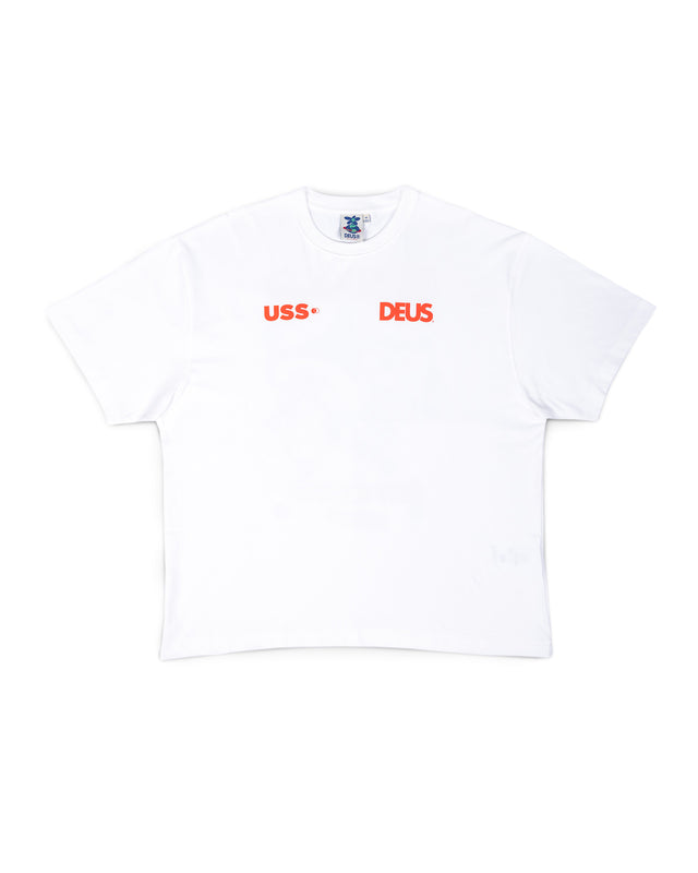 DEUS X USS TEE 25 - WHITE