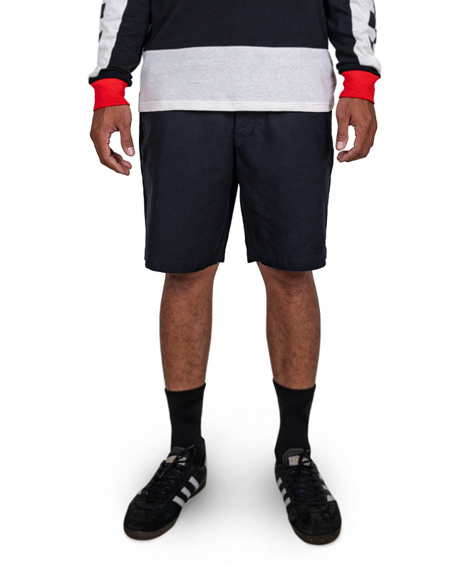 HANK REVERSE TWILL SHORT - BLACK