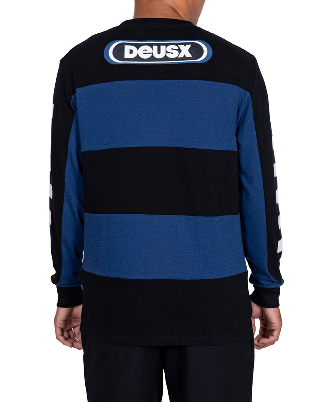 VILANDER MOTO JERSEY - MECHANIC BLUE COMBO