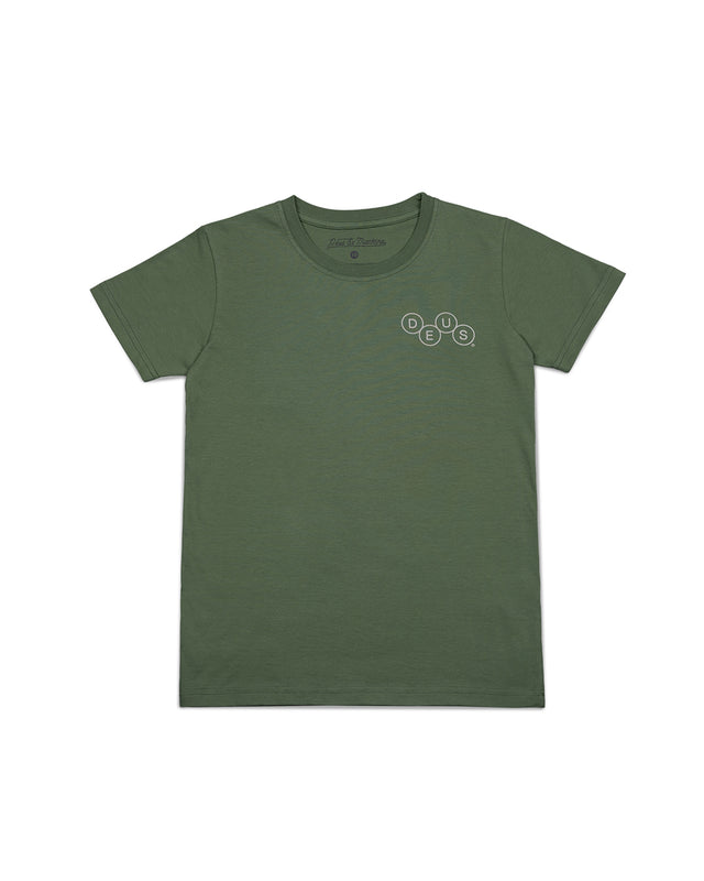 KIDS MECHANISM TEE - LODEN FROST