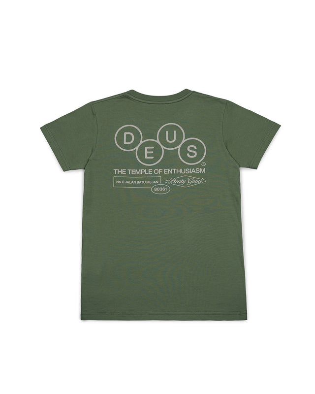 KIDS MECHANISM TEE - LODEN FROST