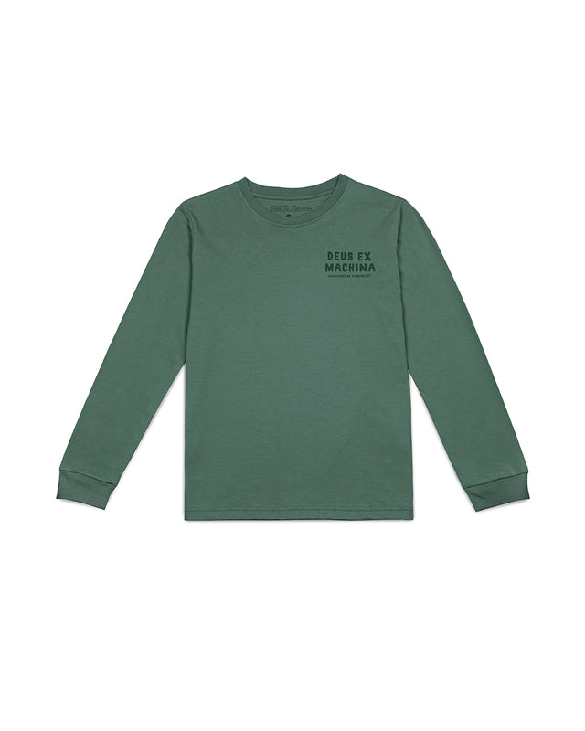 KIDS KUMBAYA LS TEE - LODEN FROST GREEN