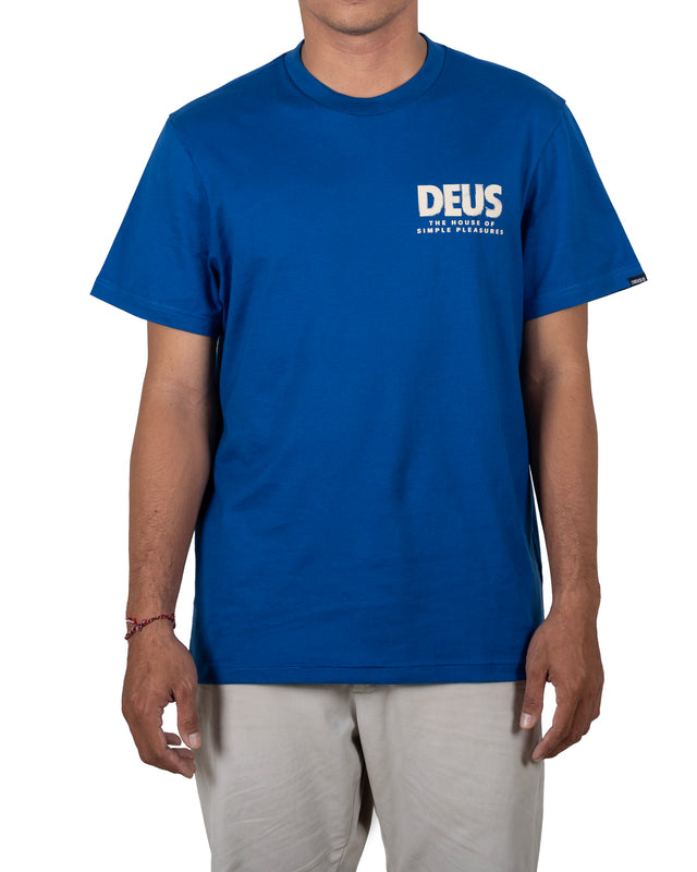 CHROMIUM TEE - CLASSIC BLUE