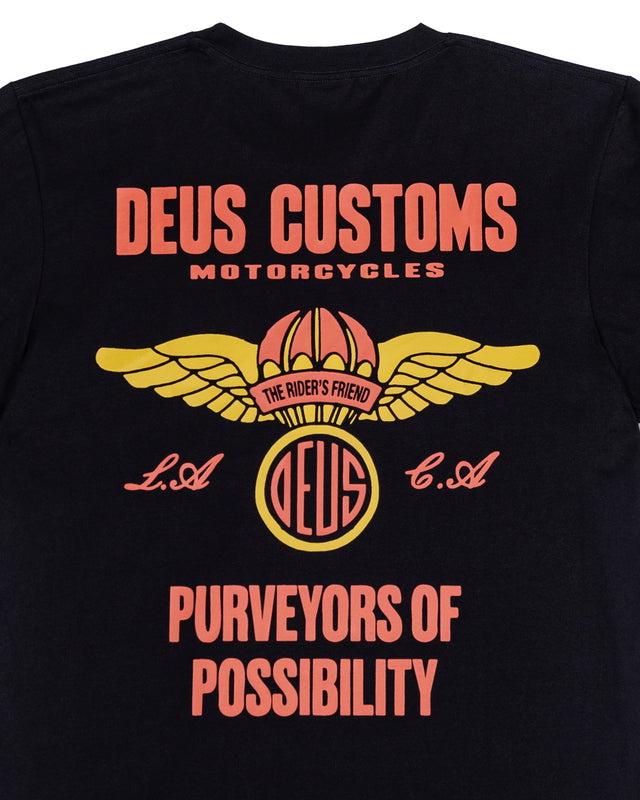 CUTAWAY TEE - BLACK