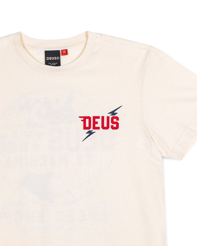 GLOBAL SPARK TEE - VINTAGE WHITE