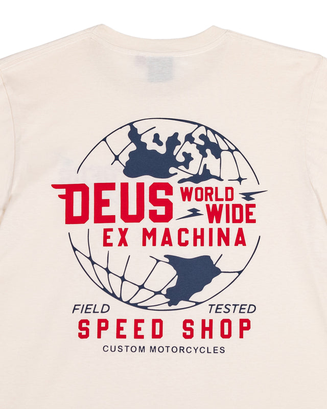 GLOBAL SPARK TEE - VINTAGE WHITE