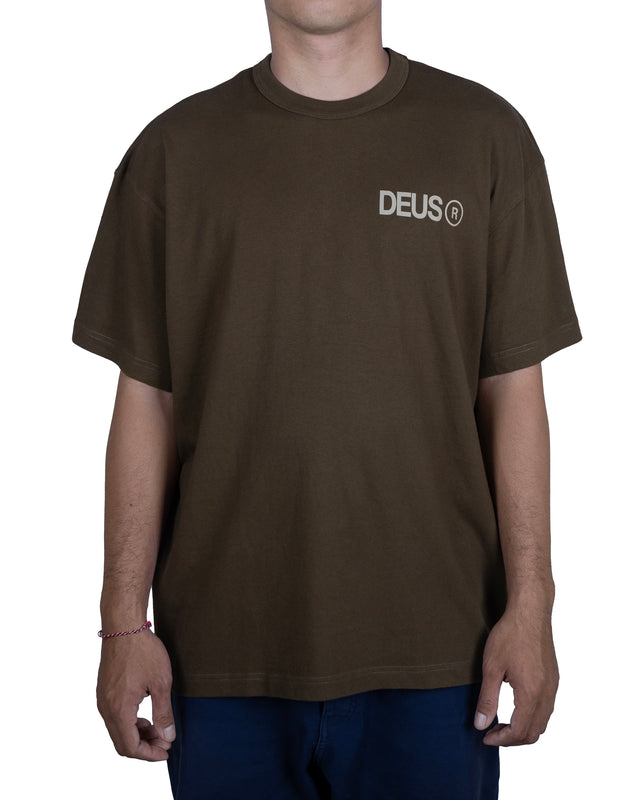 BEAMS TEE - DARK OLIVE