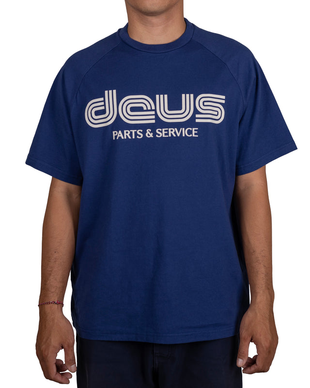 SIDEWAYS TEE - ESTATE BLUE