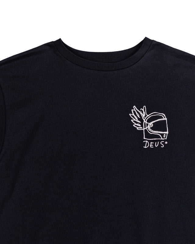 KIDS CANGGU HELMUT TEE - BLACK