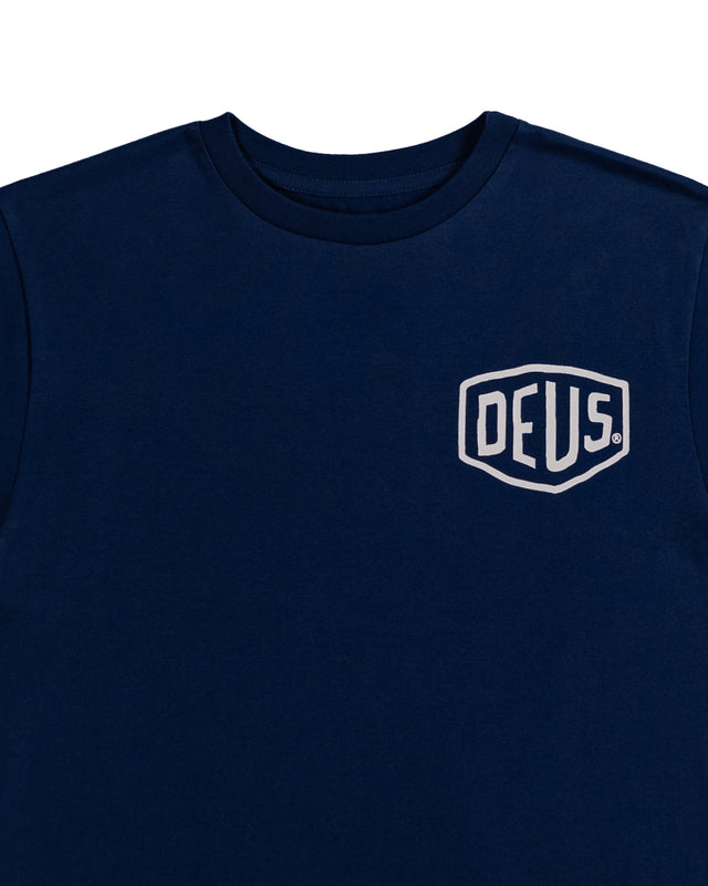 KIDS CARBY PICKUP TEE - MECHANIC BLUE