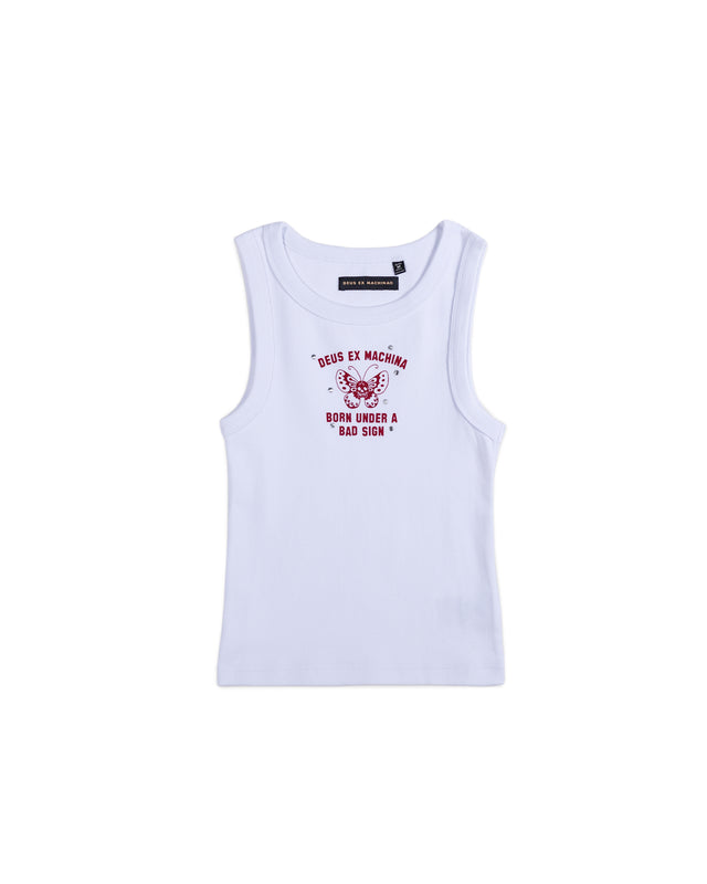 BAD SIGN TANK - VINTAGE WHITE