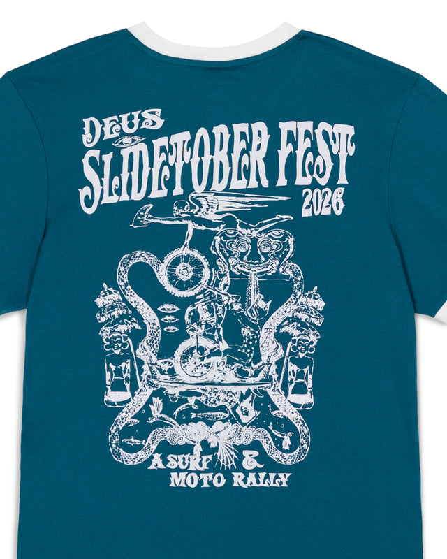 SLIDETOBER 2026 TEE - TEAL