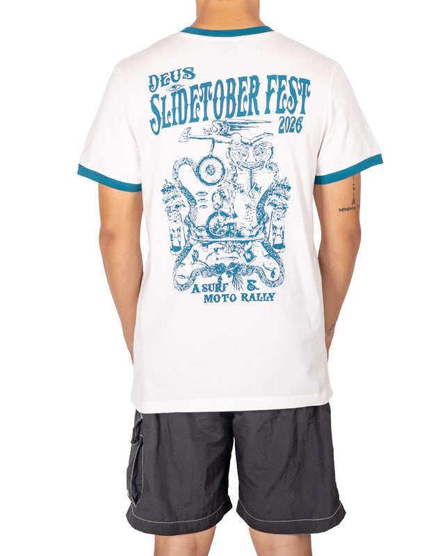 SLIDETOBER 2026 TEE - VINTAGE WHITE