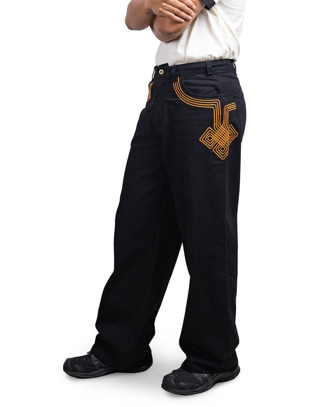 BONHAM EMBRO JEAN - PHANTOM BLACK