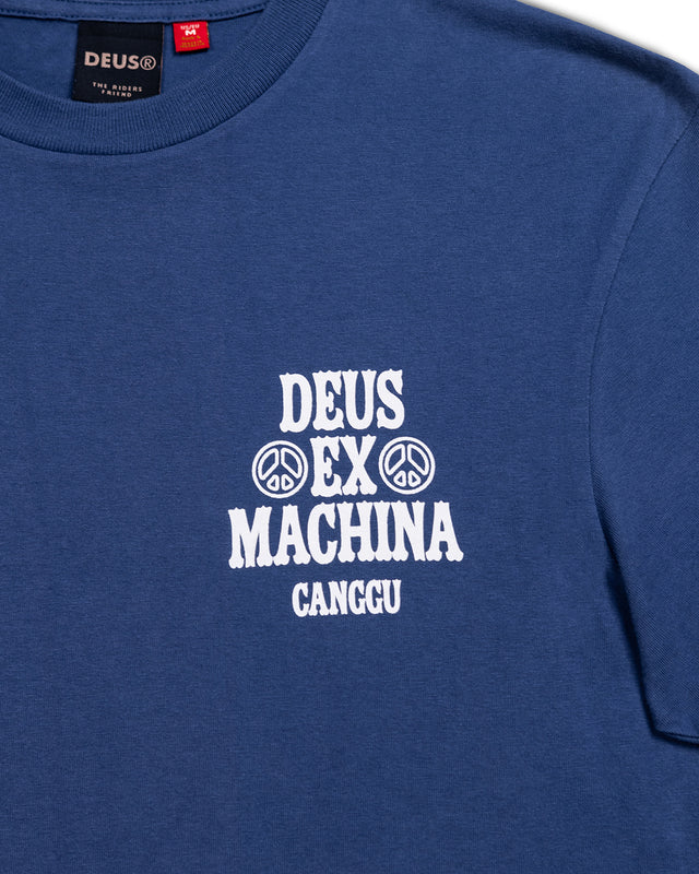 CANGGU CERAMIC TEE - MECHANIC BLUE