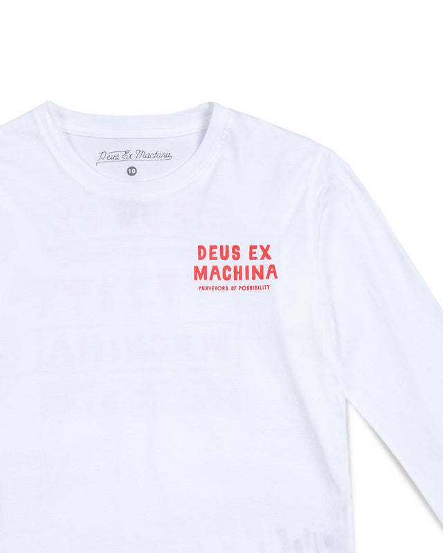 KIDS KUMBAYA LS TEE - VINTAGE WHITE