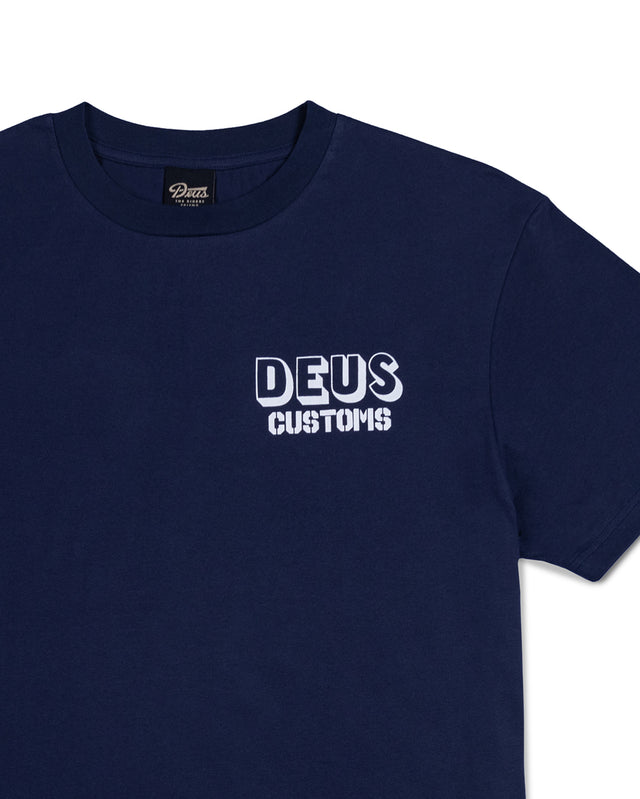 HEAVY METAL TEE - NAVY