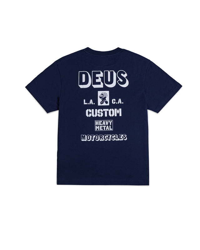 HEAVY METAL TEE - NAVY