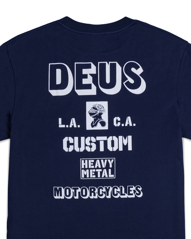 HEAVY METAL TEE - NAVY