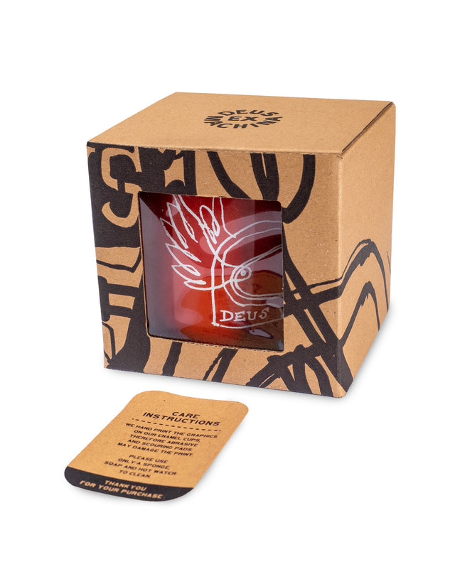 DEUS ENAMEL MUG 2025 - RED