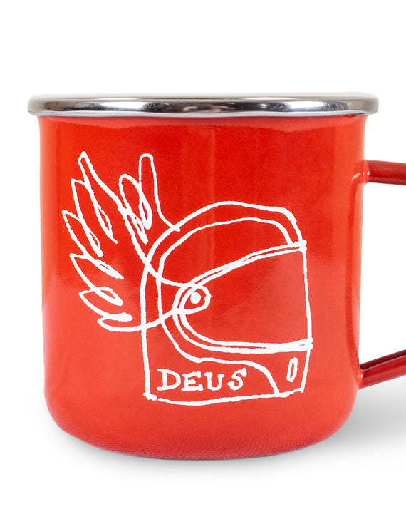 DEUS ENAMEL MUG 2025 - RED