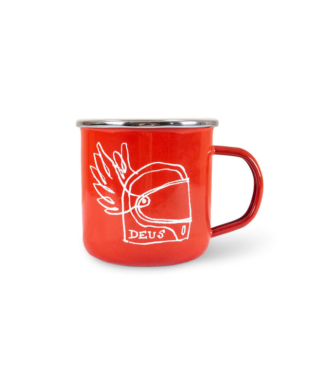 🎁 DEUS ENAMEL MUG 2025 - RED (100% off)