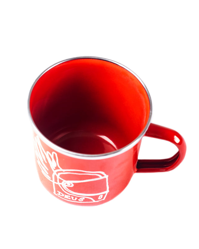 DEUS ENAMEL MUG 2025 - RED