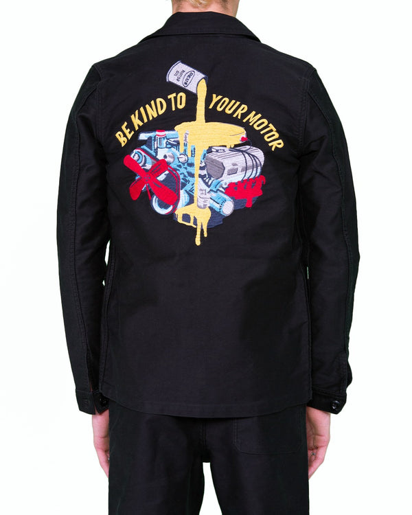 NAITO CHORE JACKET - BLACK