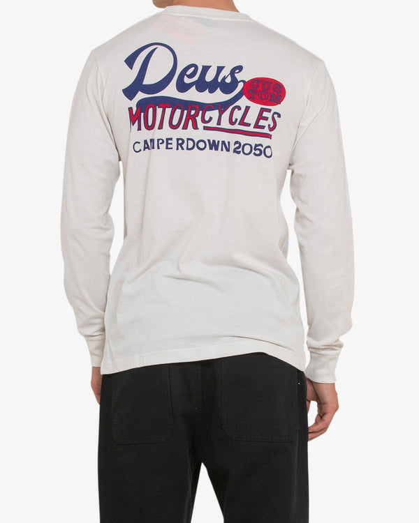 MARIGOLD LS TEE - VINTAGE WHITE