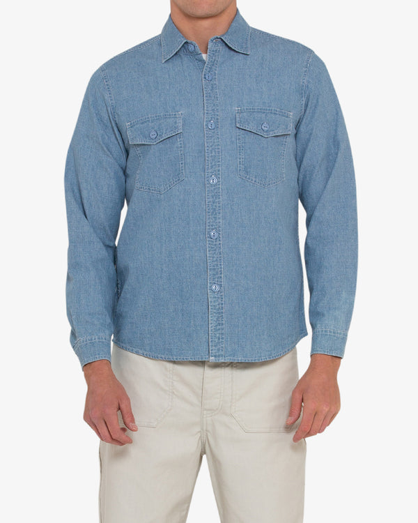 USN CHAMBRAY SHIRT - INDIGO BLUE