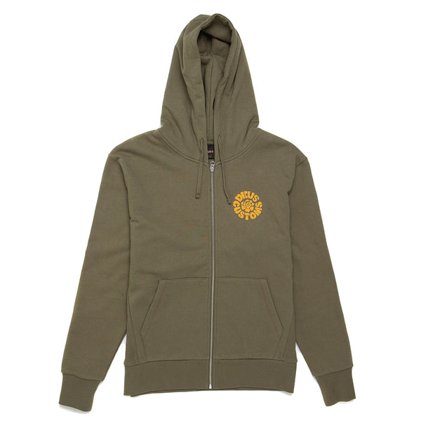 ELEVATION ZIP HOODIE - CLOVER GREEN