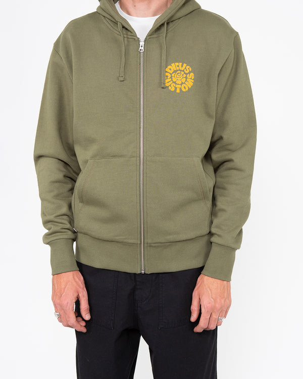 ELEVATION ZIP HOODIE - CLOVER GREEN