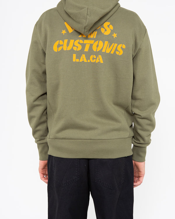 ELEVATION ZIP HOODIE - CLOVER GREEN