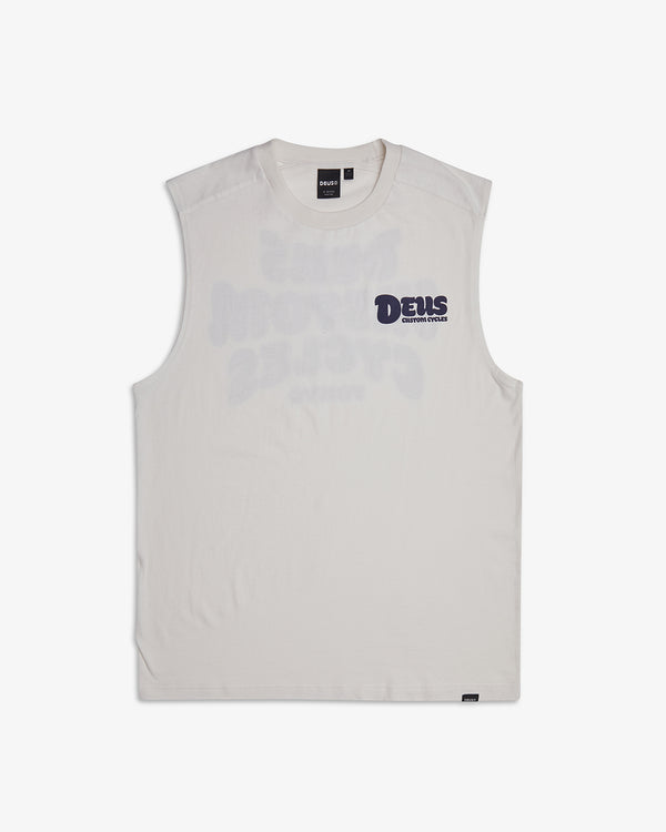 BUBBLE UP MUSCLE - VINTAGE WHITE