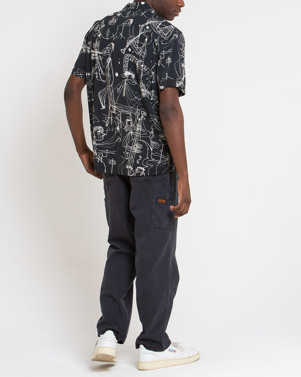 R.G CATO SS SHIRT - BLACK