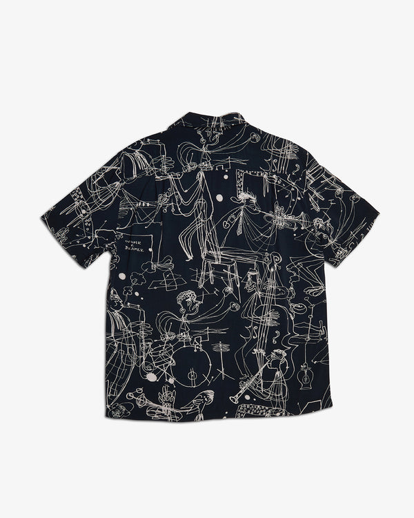 R.G CATO SS SHIRT - BLACK