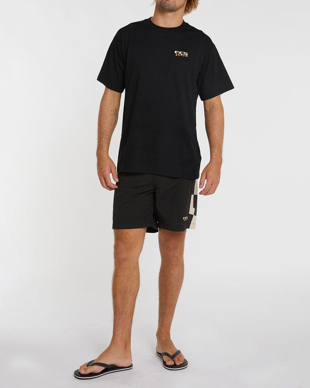 FCS X DEUS TEE - BLACK