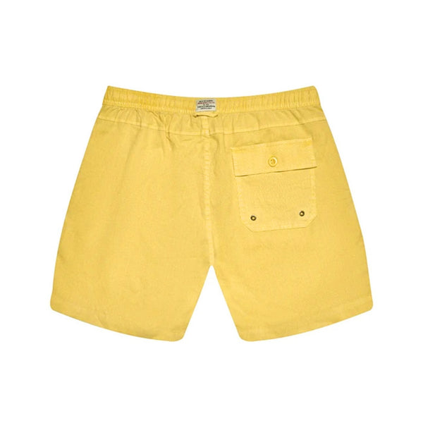 SANDBAR GARMENT DYE BOARDSHORT - SUPER LEMON