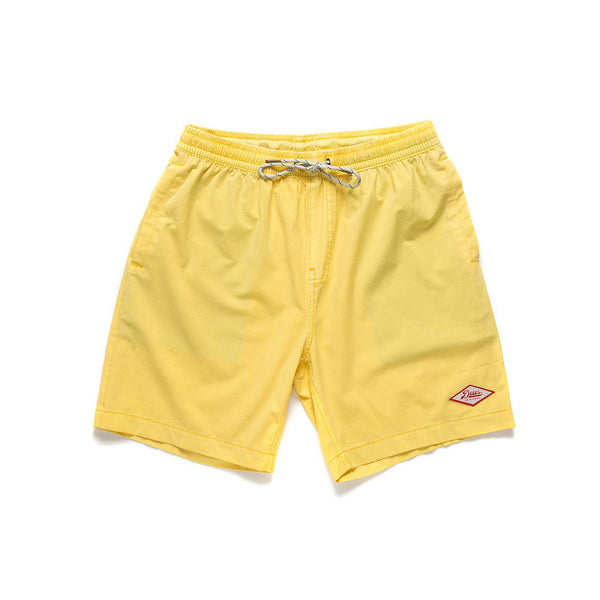SANDBAR GARMENT DYE BOARDSHORT - SUPER LEMON